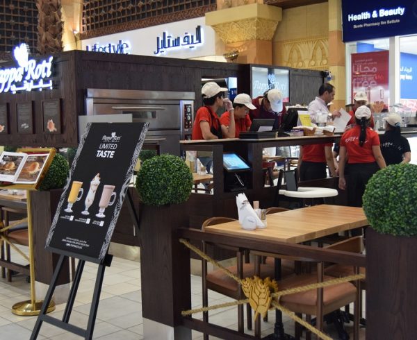 Pappa Roti Restaurant Interior