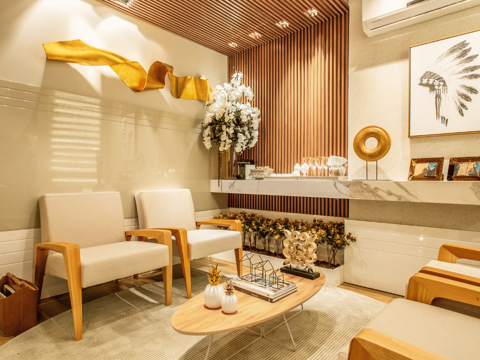 Overcrowding room interior