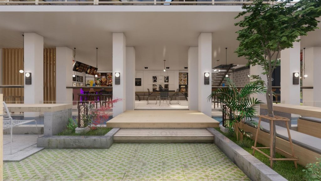 Seamless Blending of Indoor and Outdoor Ambience